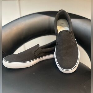 Classic Black Slip-On Men's Shoes